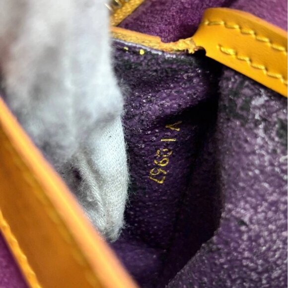 LOUIS VUITTON LV Mabillon Backpack Bag Epi Leather Yellow France M52239 82CA086 - Picture 14 of 14